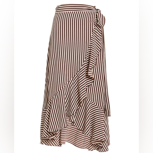 FAITHFULL THE BRAND Tramonti Midi Skirt Size 6 Medium - Picture 4 of 11